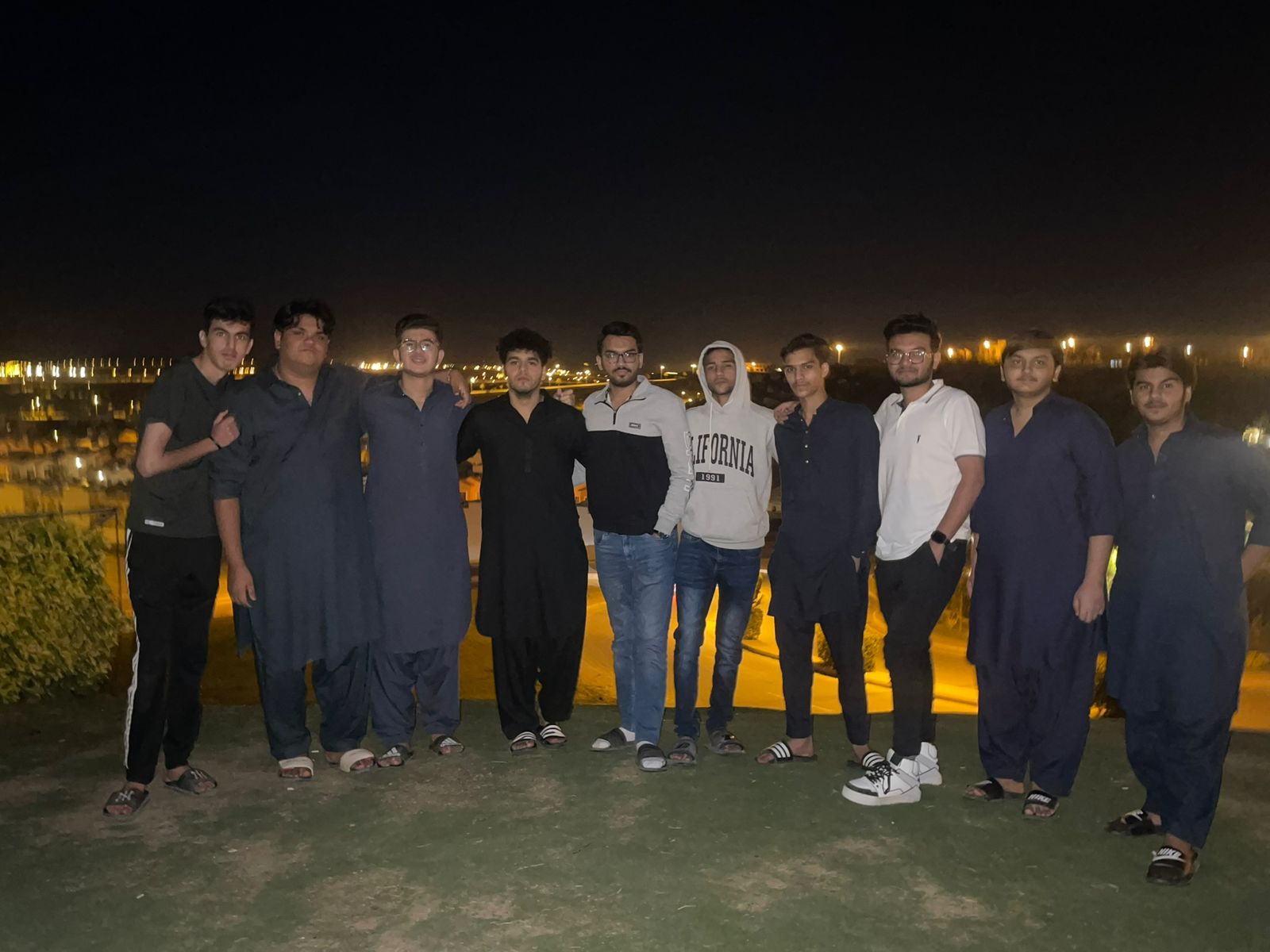 Economics students with Sir Fahad Munaf Parekh